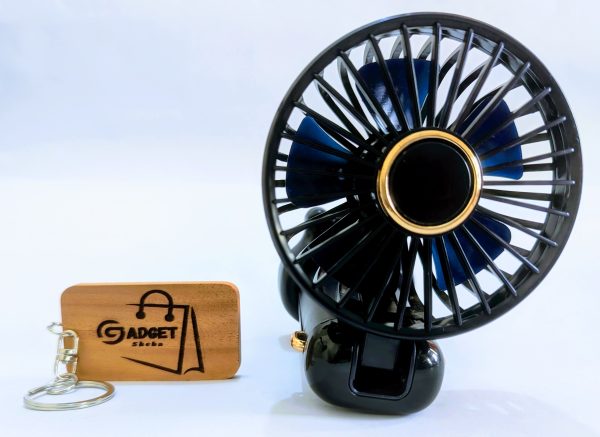 Mini Hand Fan N15 with digital display - Image 4